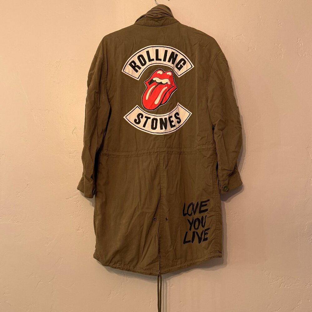 Rolling Stones Green Army Jacket